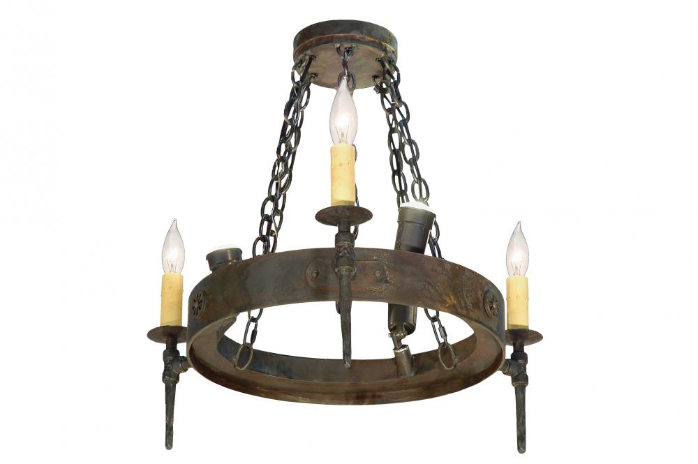 27&#34; Wide Warwick 6 Light Chandelier