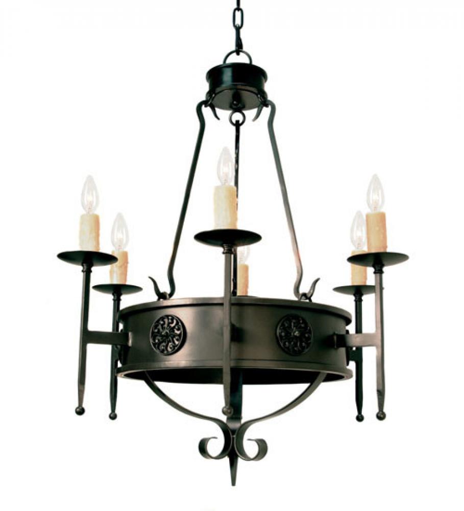 30&#34; Wide Lorenzo 6 Light Chandelier