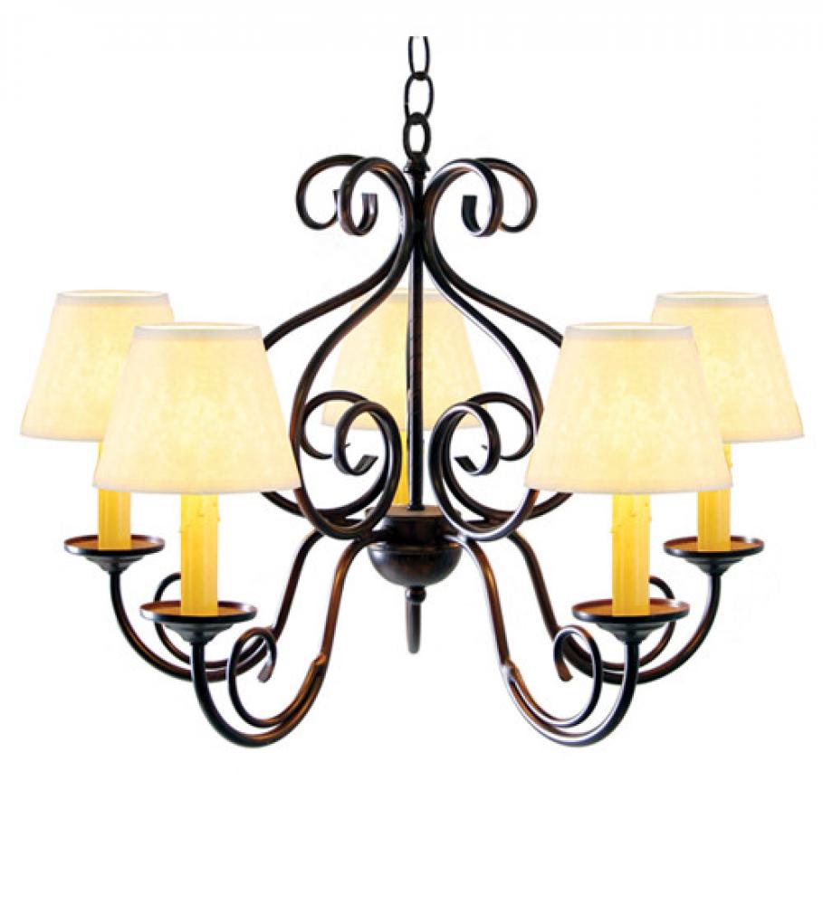 24&#34; Wide Jenna 5 Light Chandelier