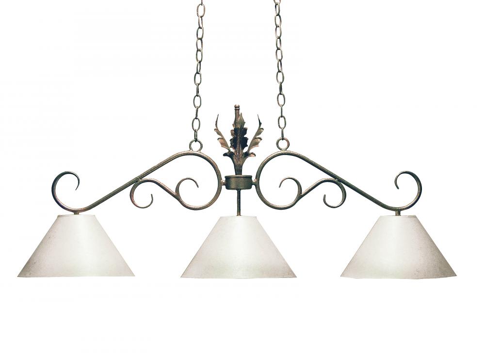 48&#34; Long Bristol 3 Light Pendant