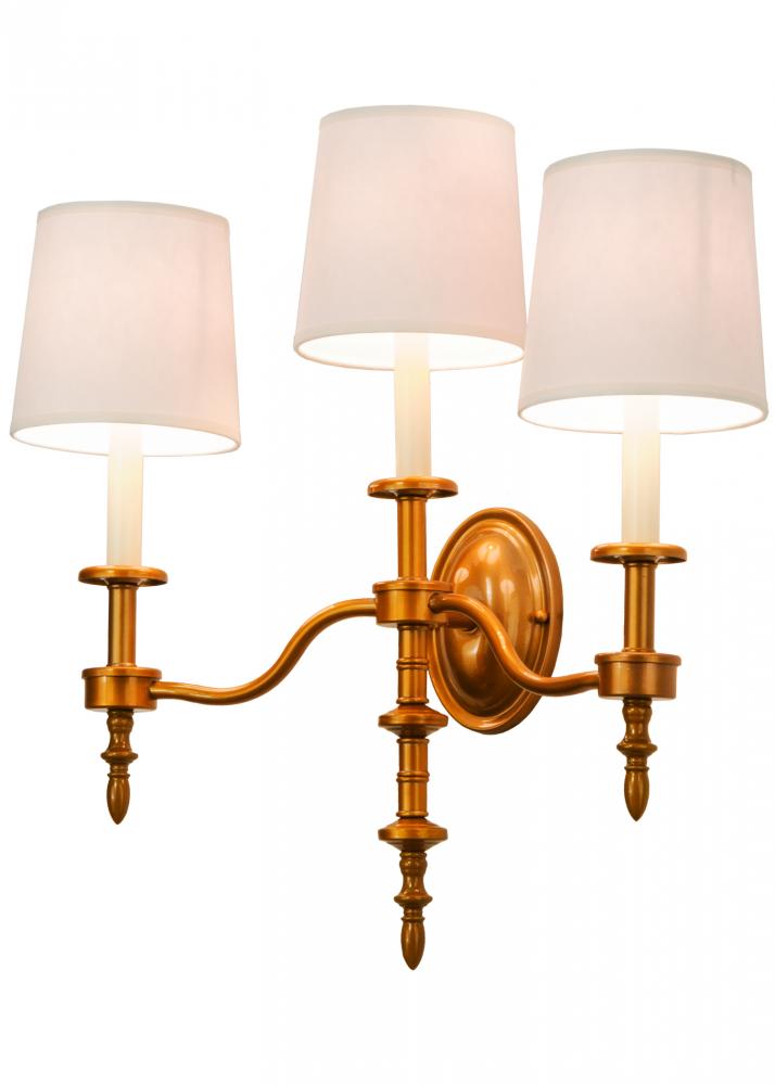 22&#34;W Toby 3 LT Wall Sconce