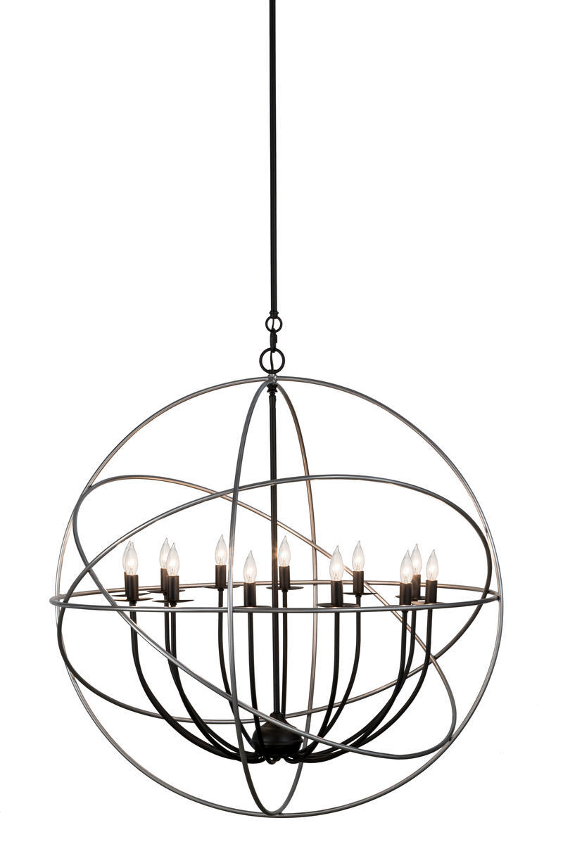 36&#34; Wide Atom Enerjisi 12 LT Chandelier