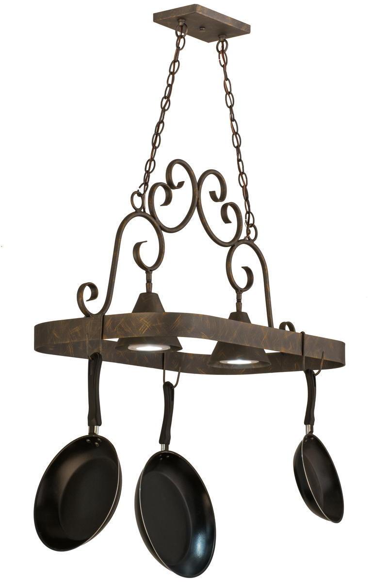 32&#34;W Elana 2 LT Pot Rack