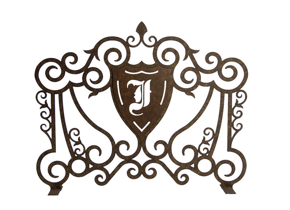 42&#34; Wide Monogram Fireplace Screen