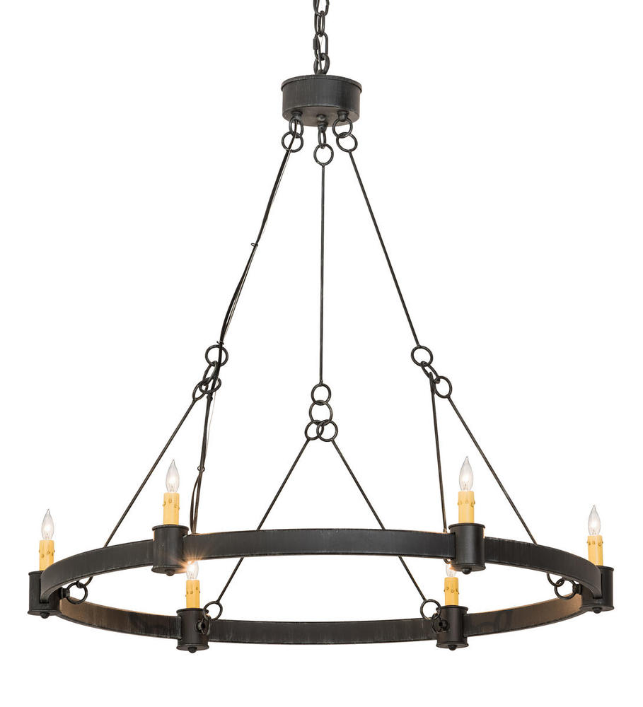 36&#34;W Kenosha 6 LT Chandelier