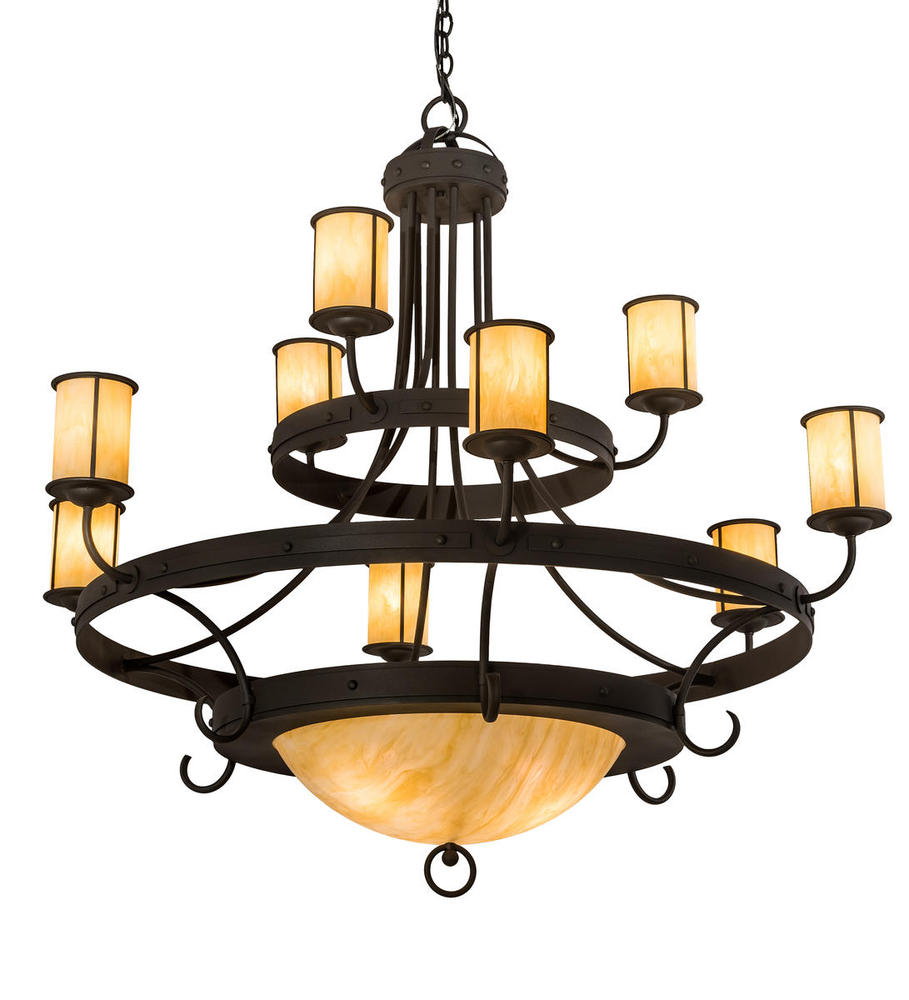 52&#34; Wide Nehring 9 LT Chandelier