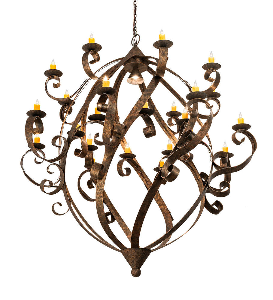 80&#34; Wide Caliope 25 Light Chandelier