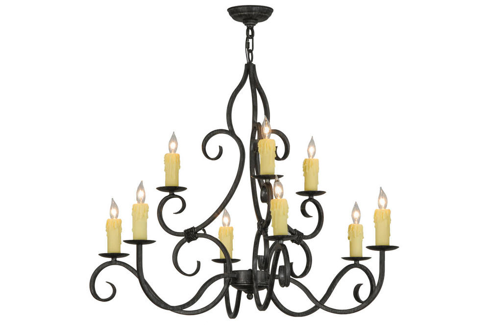 36&#34; Wide Clayton 9 Light Chandelier