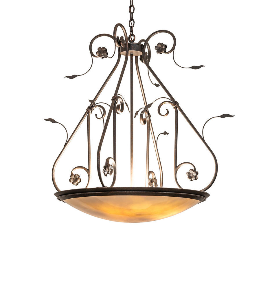 34&#34; Wide Bordeaux Inverted Pendant