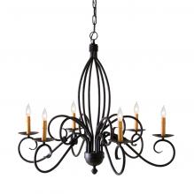 2nd Avenue Designs White 115286 - 36&#34; Wide Squire 6 Light Chandelier