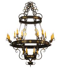 2nd Avenue Designs White 116669 - 72&#34;W Santino 24 LT Chandelier