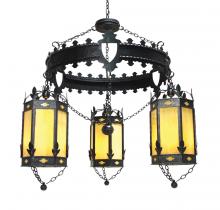 2nd Avenue Designs White 117418 - 54&#34; Wide Valhalla 3 Light Chandelier