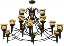 2nd Avenue Designs White 120749 - 58&#34; Wide Aspen 15 Light Chandelier