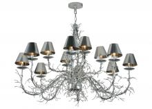 2nd Avenue Designs White 127985 - 48&#34;W Twigs 12 LT Chandelier