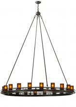 2nd Avenue Designs White 133495 - 60&#34;W Barbury 20 LT Chandelier