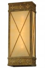 2nd Avenue Designs White 138436 - 7"W Byzantine Wall Sconce