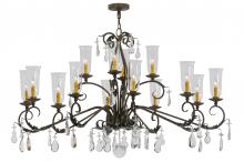 2nd Avenue Designs White 138846 - 62" Long Windsor 14 Light Oblong Chandelier