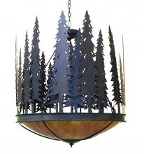 2nd Avenue Designs White 140717 - 30&#34; Wide Tall Pines Inverted Pendant