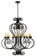 2nd Avenue Designs White 141833 - 42&#34; Wide Fernando 10 Light Chandelier