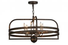 2nd Avenue Designs White 145225 - 32&#34;W Aldari 6 LT Chandelier