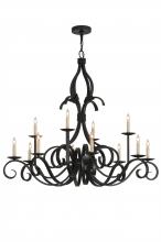 2nd Avenue Designs White 146034 - 48&#34; Wide Cypress 12 Light Chandelier