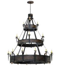 2nd Avenue Designs White 147097 - 72&#34;W Costello 21 LT Three Tier Chandelier