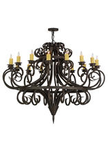 2nd Avenue Designs White 151204 - 60"W Symen 16 LT Chandelier