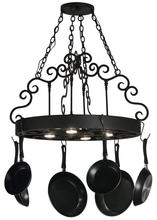 2nd Avenue Designs White 151752 - 32&#34;W Dior 4 LT Pot Rack