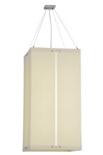 2nd Avenue Designs White 152269 - 22&#34;Sq Quadrato Linne Pendant