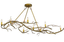 2nd Avenue Designs White 152375 - 57"L Winter Solstice 8 LT Oblong Chandelier