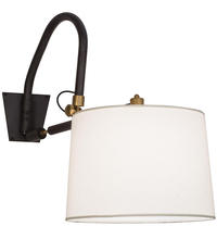 2nd Avenue Designs White 153400 - 20&#34;W Stuyvesant Swing Arm Wall Sconce