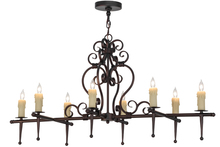 2nd Avenue Designs White 154026 - 48&#34;L Monica 8 LT Oblong Chandelier