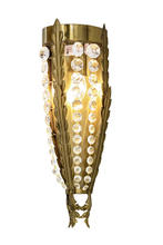 2nd Avenue Designs White 154700 - 7&#34; Wide Chrisanne Crystal Wall Sconce