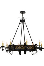 2nd Avenue Designs White 155072 - 48&#34;W Filomena 8 LT Chandelier