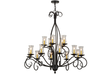 2nd Avenue Designs White 156193 - 48&#34;W Sienna 15 LT Two Tier Chandelier