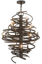 2nd Avenue Designs White 157562 - 28&#34;W Cyclone 12 LT Chandelier