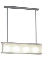 2nd Avenue Designs White 158683 - 40&#34;L Affinity Oblong Pendant