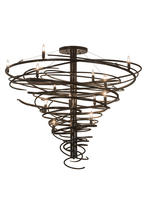 2nd Avenue Designs White 158869 - 48&#34;W Cyclone 14 LT Chandelier