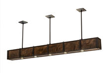 2nd Avenue Designs White 165255 - 72&#34; Long Giradeau Wood Beam Oblong Pendant