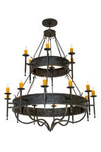 2nd Avenue Designs White 168295 - 60&#34; Wide Marta 18 Light Two Tier Chandelier