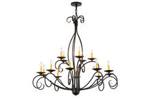 2nd Avenue Designs White 171607 - 48&#34;W Sienna 15 LT Two Tier Chandelier