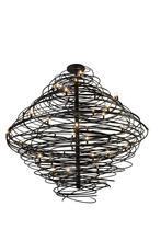 2nd Avenue Designs White 173834 - 79&#34;W Cyclone 36 LT Chandelier