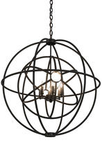 2nd Avenue Designs White 174579 - 30&#34;W Atom Enerjisi 6 LT Chandelier