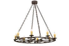 2nd Avenue Designs White 175708 - 42&#34;W Ashley 8 LT Chandelier