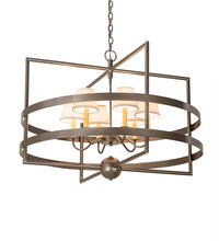 2nd Avenue Designs White 175746 - 36"W Aldari 6 LT Chandelier