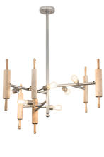 2nd Avenue Designs White 183551 - 41&#34;W Alva Kavel Chandelier