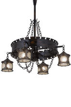 2nd Avenue Designs White 183579 - 40&#34;W Antique Gothic 4 LT Chandelier