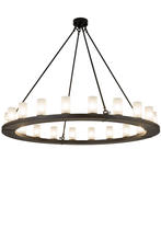 2nd Avenue Designs White 185532 - 60&#34;W Loxley 20 LT Chandelier