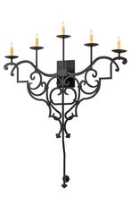 2nd Avenue Designs White 189167 - 36&#34;W Fleur De Lys Wall Sconce