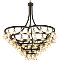 2nd Avenue Designs White 194317 - 114&#34; Wide Cretella 86 Light Chandelier